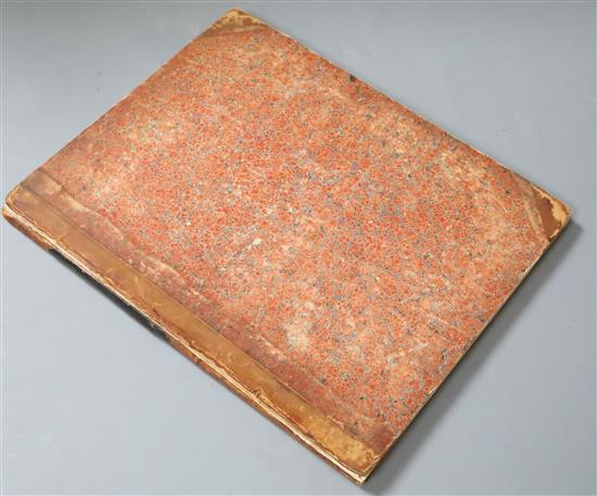 Packe, Christopher - Ankographia sive Convallium descriptio..., 1st edition, 4to, half calf, lacking folding map,